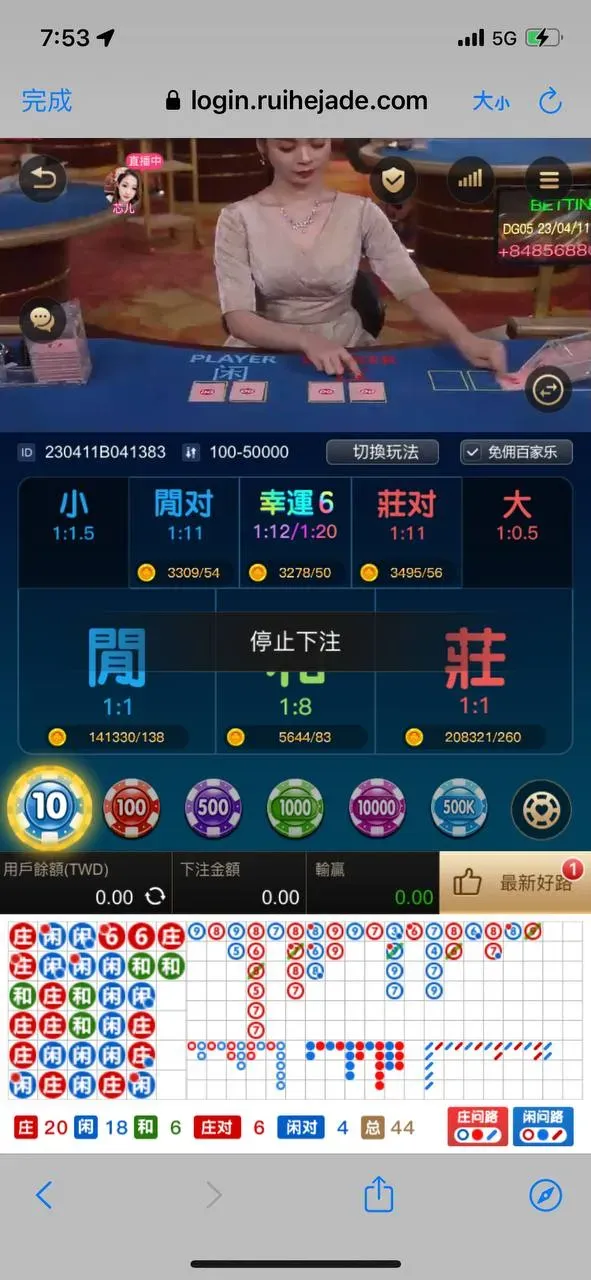 DG免傭百家樂